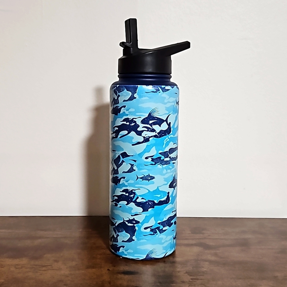 LogoBrands 34oz Quencher Water Bottle